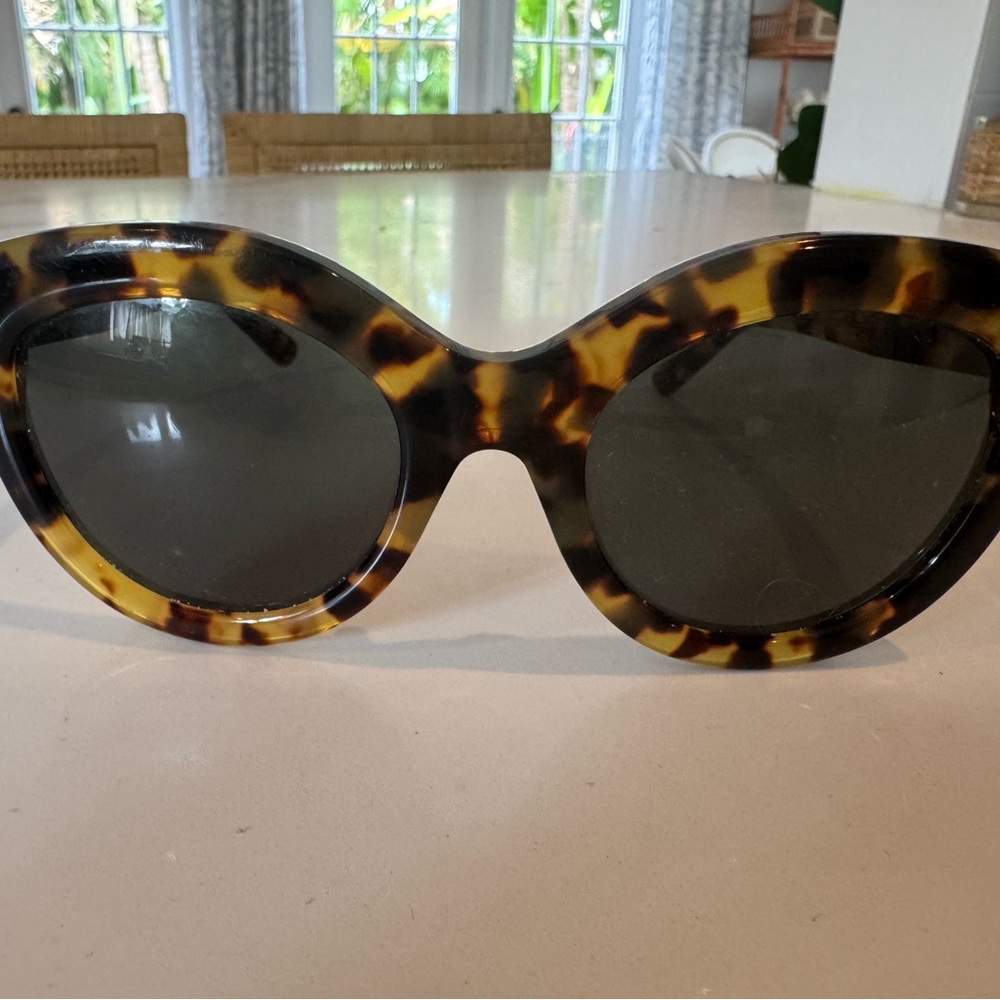 Balenciaga cat eye sunglasses.